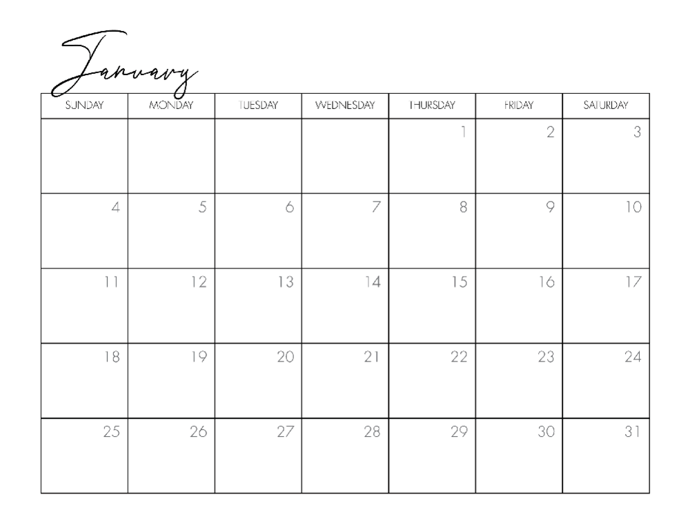2026 Script Coil Bound Calendars